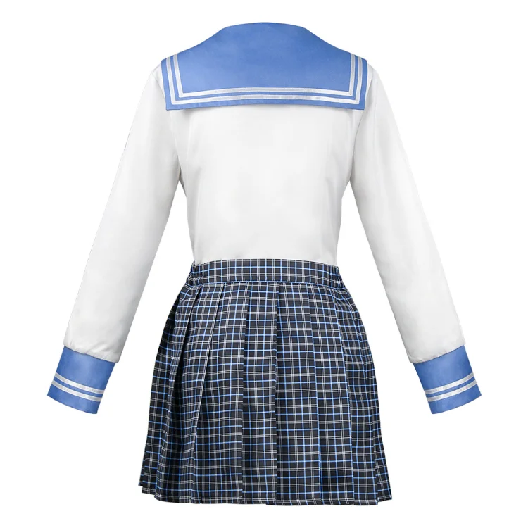 Danganronpa: Sayaka Maizono | Blue Sailor Uniform Cosplay Costume 18 Danganronpa Sayaka Maizono Sailor Uniform Cosplay Costume