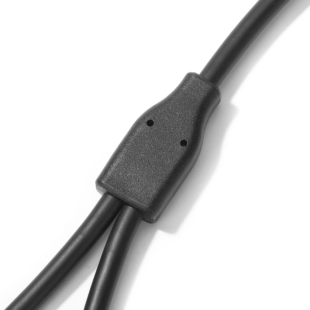 2 in 1 Computer Extension Adapter USB Splitter Cable Y Splitter USB Adapter 1 Male to 2 Female Extension Power Cord