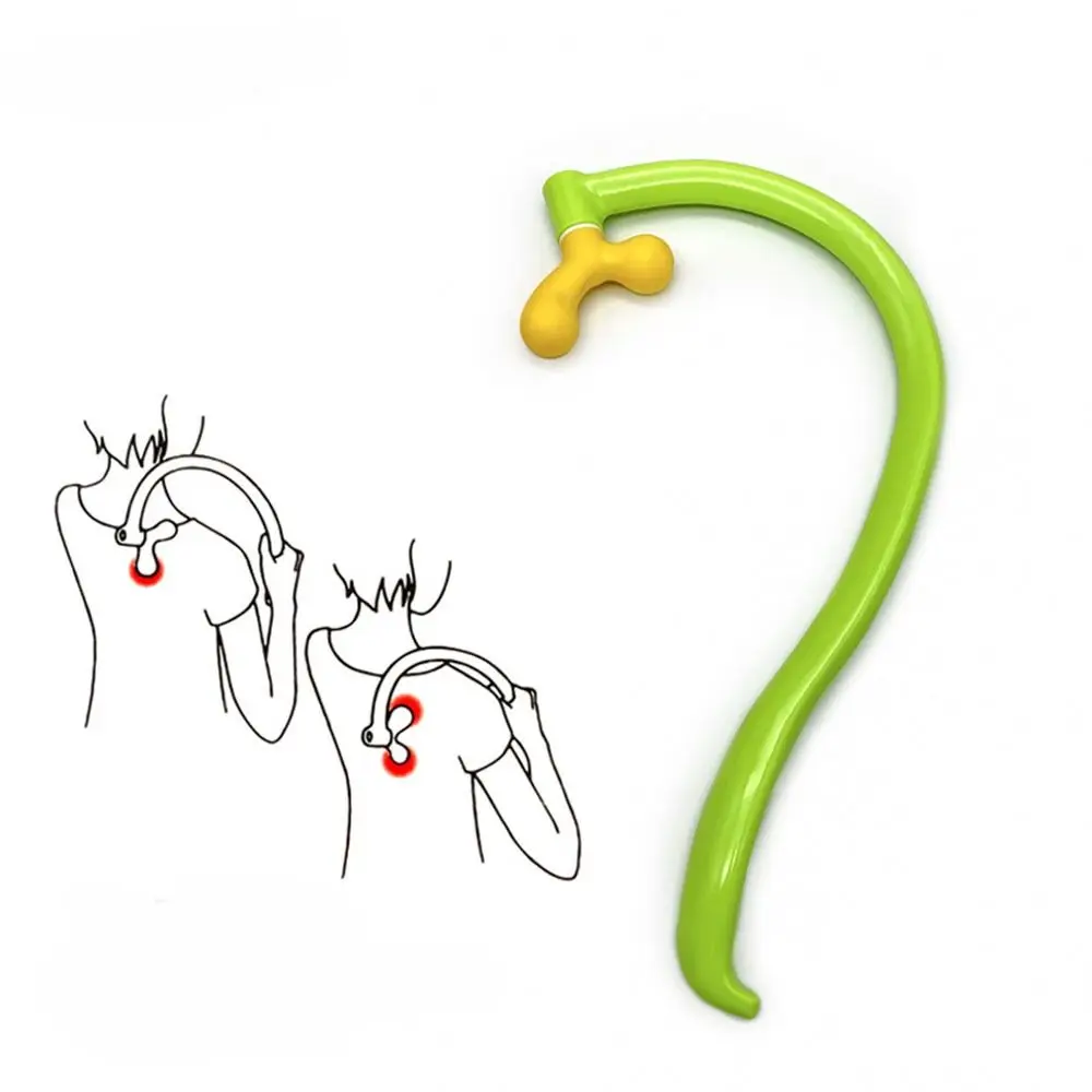 Adjustable Manual Massage Point Rod Muscle Pressure Dual Trigger Point Back Compression Stick Neck Self Deep Tissue Massage