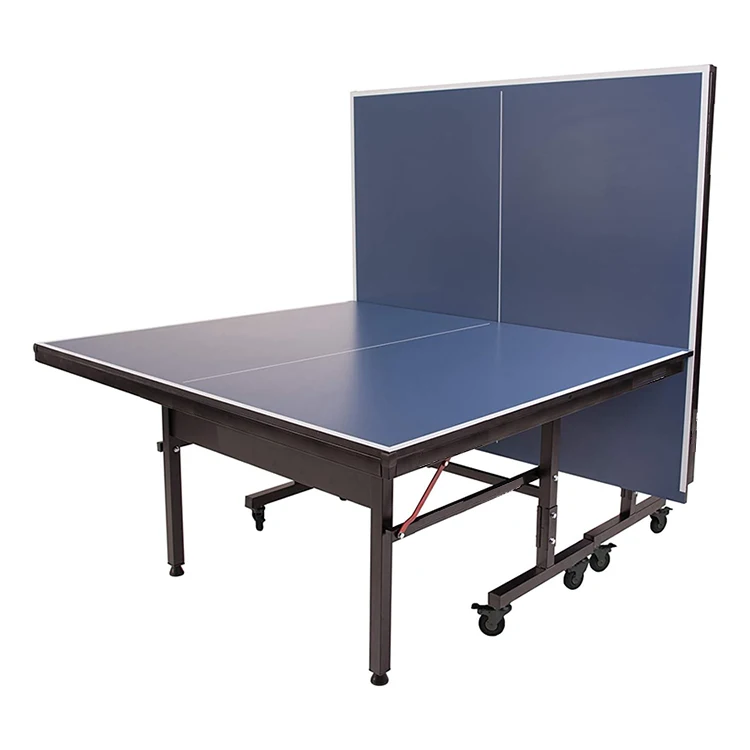 25mm Table Top Professional MDF Indoor Ping Pong Table with Quick Clamp Tennis Net and Post Set-10 Minute Easy Assembly