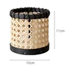 Rattan Chopsticks Storage Handmade Spoon Organizer Holder Pencils Organization 6