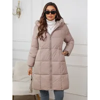 Women Long Coat 2024 New Autumn Winter Parkas Female Thick Down Cotton Coat Femme Casual Short Warm Thick Outerwear Ladies Top 2