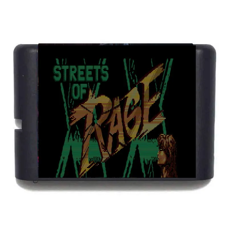 

Streets of Rage 2 double X 16 Bit Game Card For Mega Drive Genesis