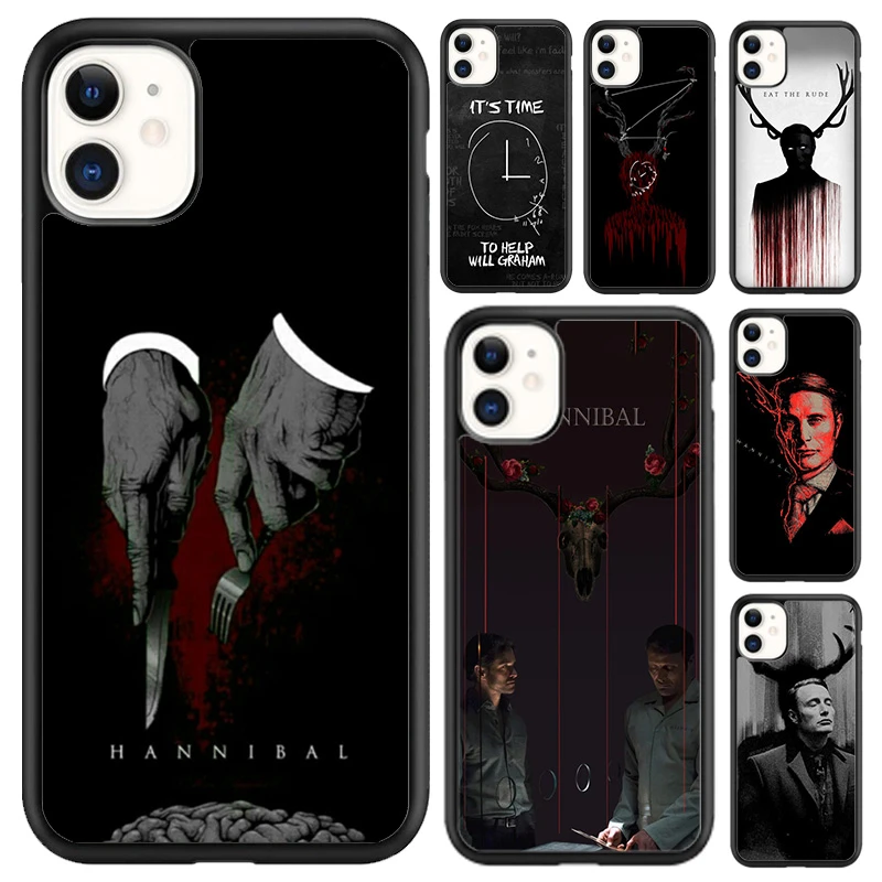 clear case iphone 13 Hannibal Phone Case For iPhone SE 6 6s 7 8 plus X XR XS 11 12 13 pro max Galaxy S9 S10 iphone 13 cases