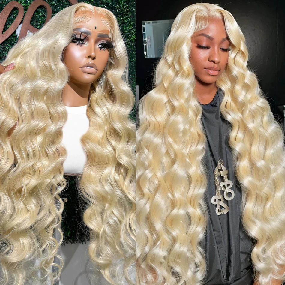 

180 Density 30 32 Inch 613 Body Wave 13x6 Hd Lace Front Wig 613 Blonde Body Wave 13x4 Honey Blonde Lace Frontal Wigs For Women