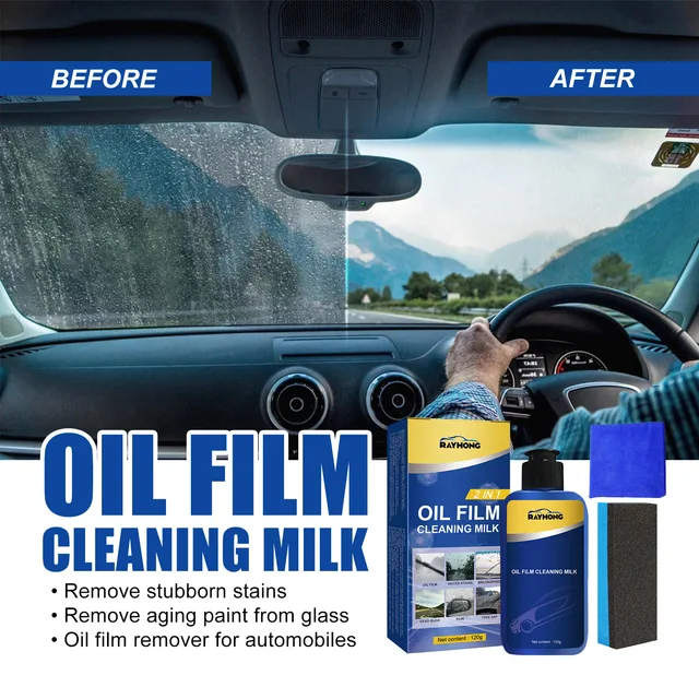 Oil Film Remover For Car Window Car Glass Cleaner Electric Polisher  Cordless Polishing Oil Film Cleaner Machine Water Spot - AliExpress