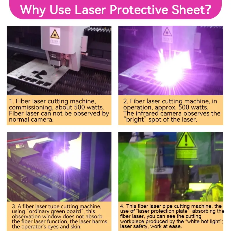 laser lenses1064 Industrial Laser Safety Protective Cover Laser Protection Sheet Eyes Protection for laser lenses protect laser - Image 4