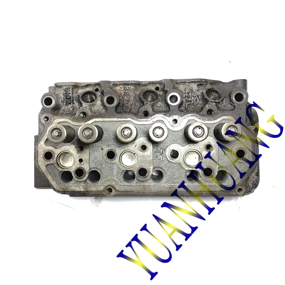 

3KC1 Cylinder Head complete head with valves 3KC1 For ISUZU tractor forklift Excavator diesel engine parts