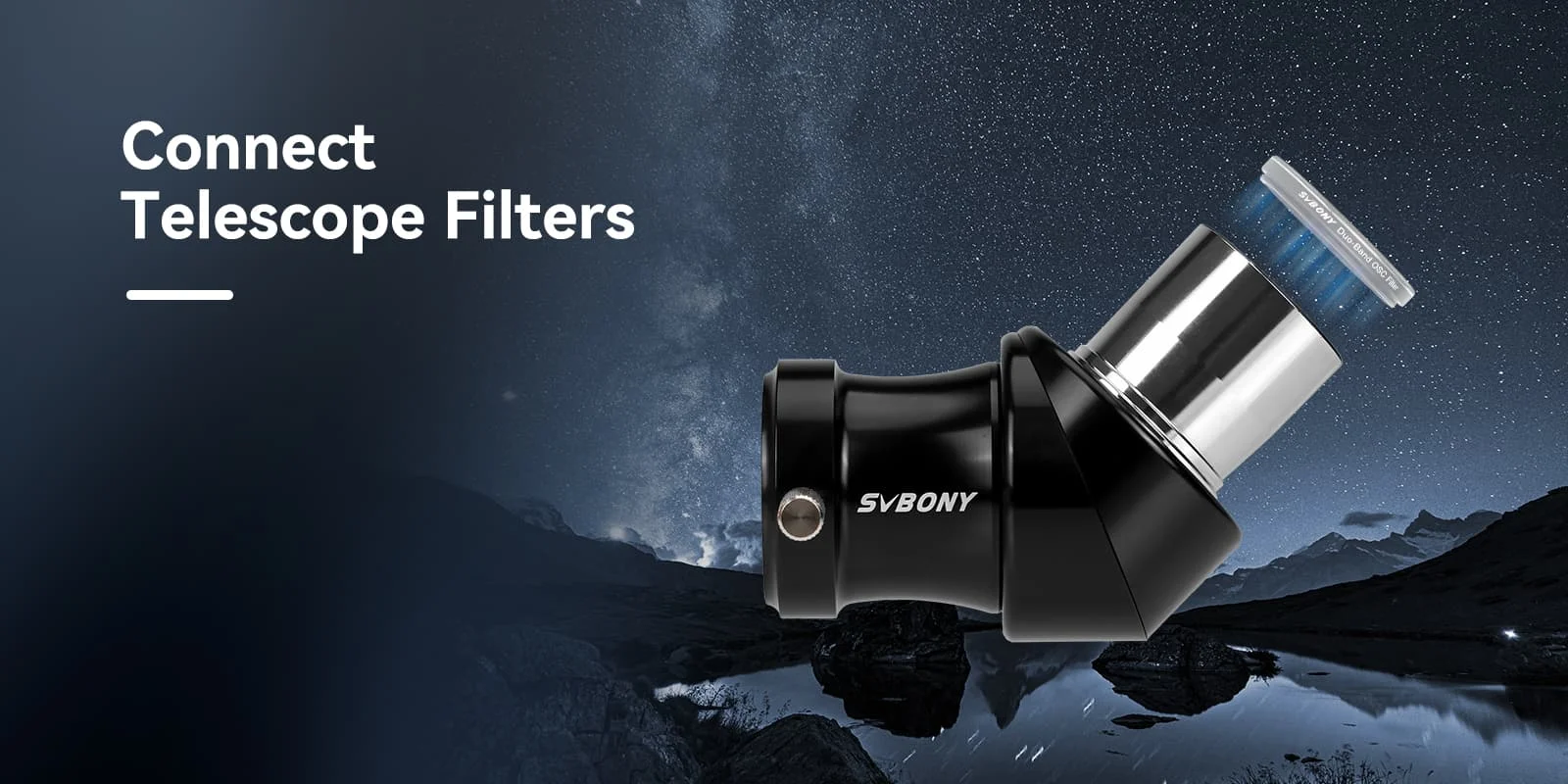 SVBONY SV222 1.25-inch 45/90 Degree Correct Image Prism Diagonal Fully Multi-Coated Metal for Refractor Telescope
