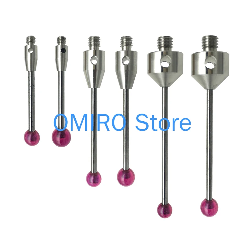 M3 Three Coordinate Cnc Measuring Needle M4 Ruby Ball Probe M5 Renishaw ...