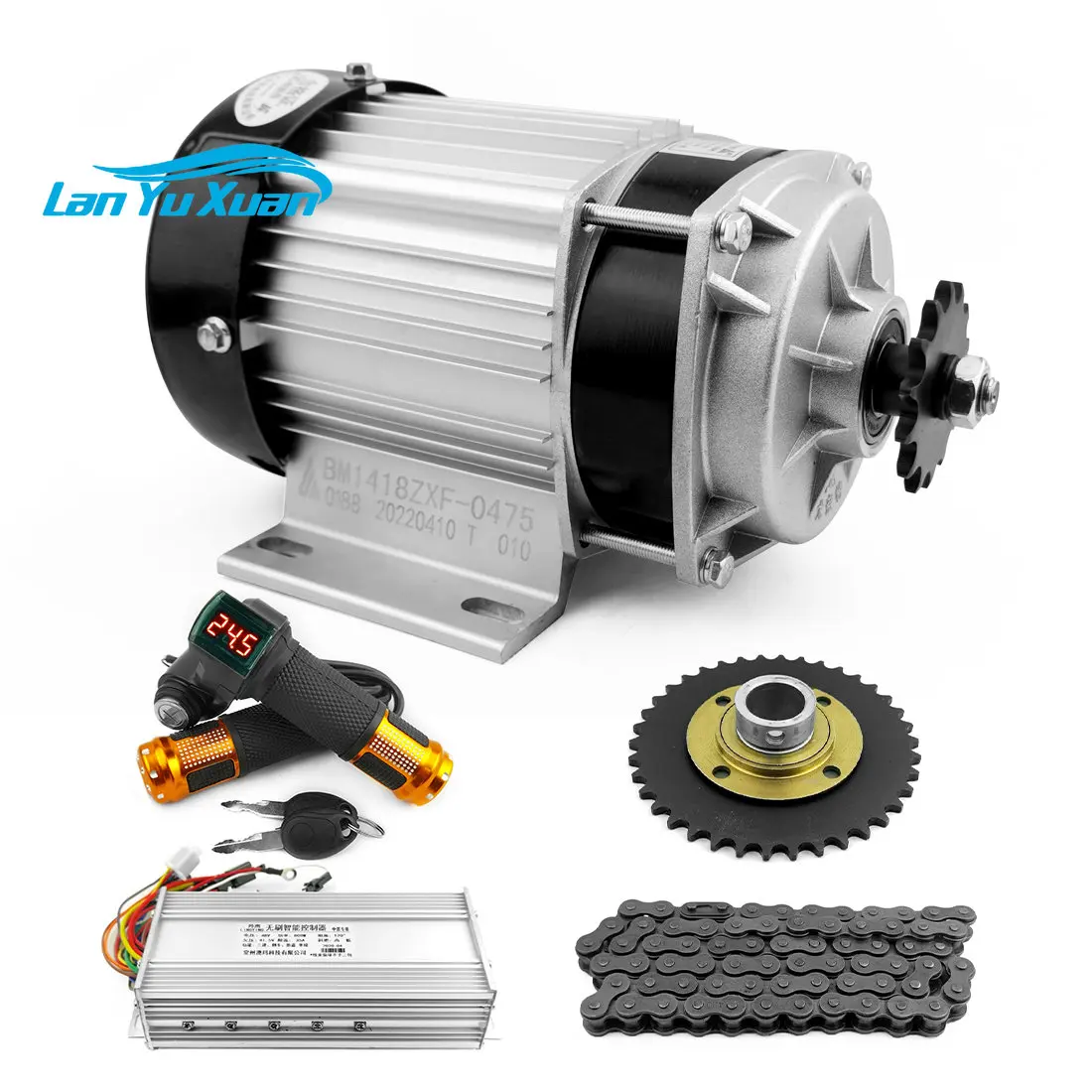 48V 750W Brushless gear dc electric tricycle motor kit for Motorcycle rickshaw pedicab Conversion kits 7go 750w powerful bafang rear motor electric tricycle 3 wheels e trike cargo bike fat tire electric trikecustom