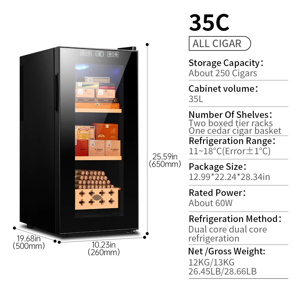 S3c8492dff0444d8bad1da7b16f33d404U humidor elektrisch temperatur