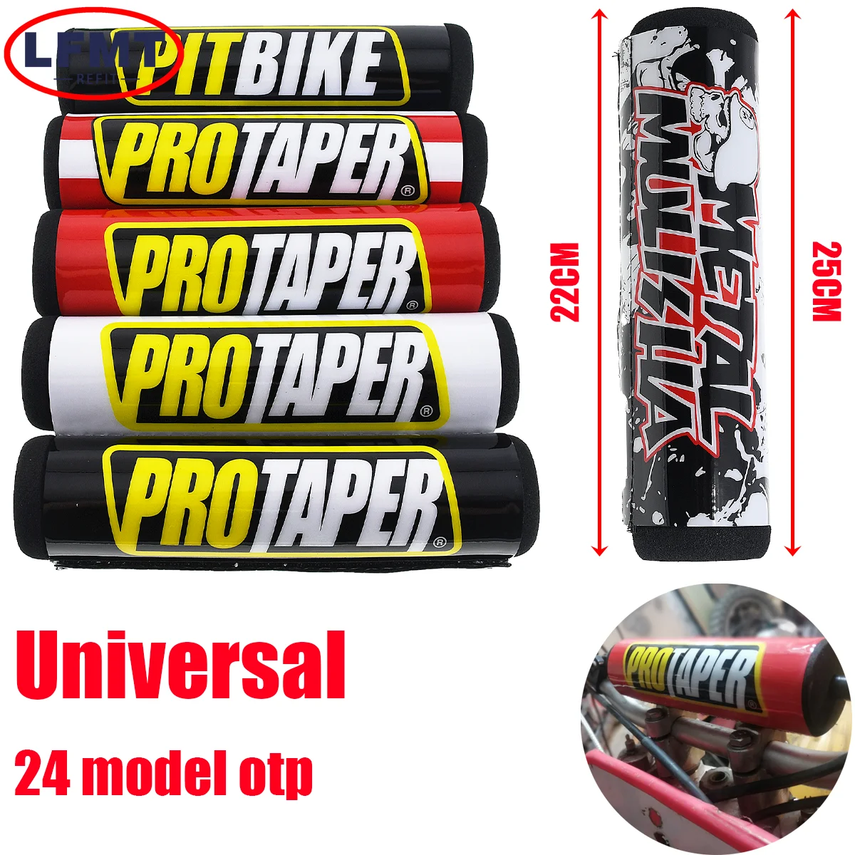 

Dirt Bike ATV 20CM Handlebar Bar Pad 7/8 Bike Motorcycle Cross Chest Protector Grips For Kawasaki Honda Suzuki Ymaha Motocross