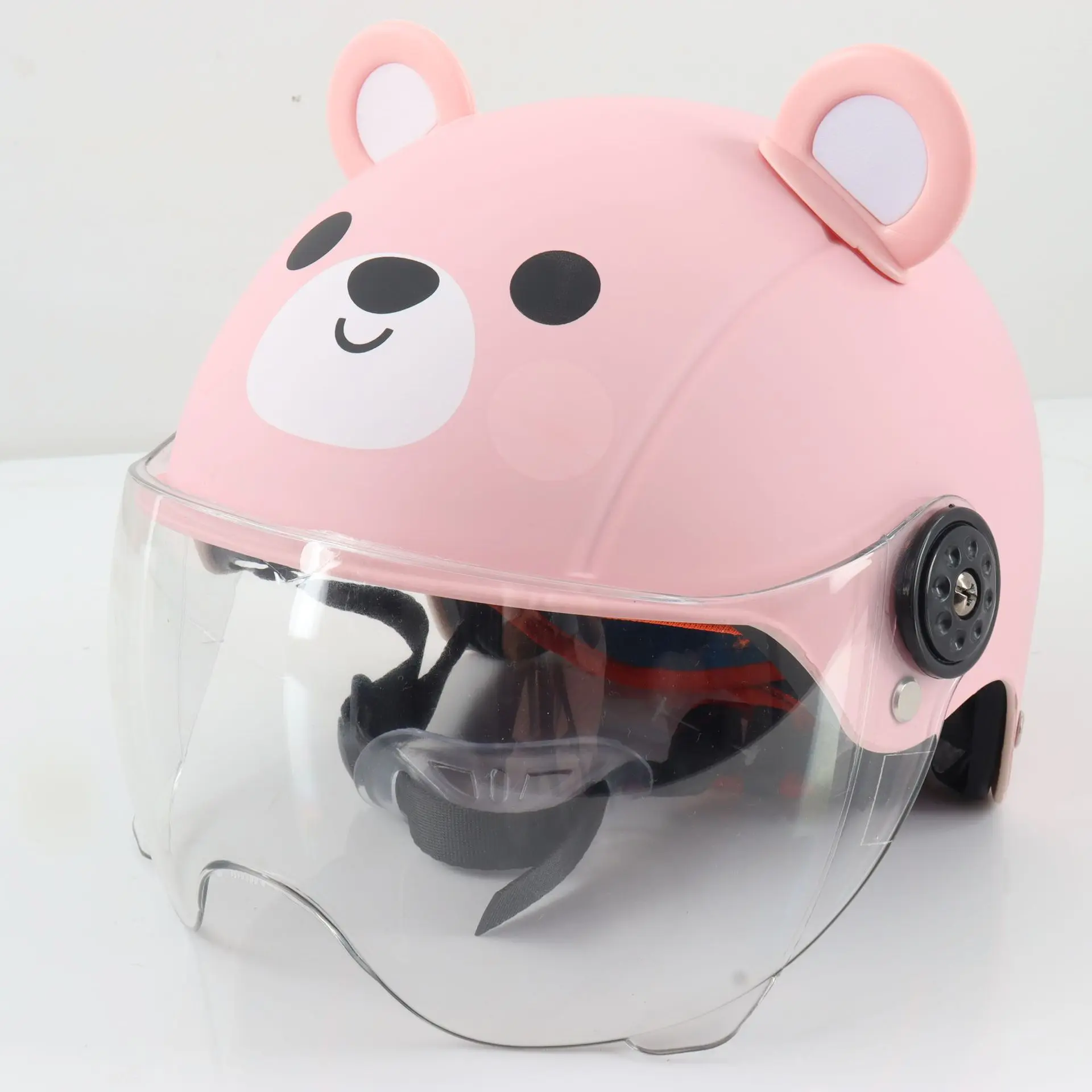 Casque Moto Ouvert Fresh Pro 3/4 Pour Femme – Demi-coque, Léger 800g, Certifié EUR, Style Léopard, Parent-enfant, Trajets Quotidiens