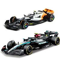 New 2024 F1 Bburago 1:43 Mclaren Mcl38 Miami Gp Monaco Gp Amg W15 F1 Alloy Miniature Diecast Model F1 Champion Mcl38 Toys Gift 1