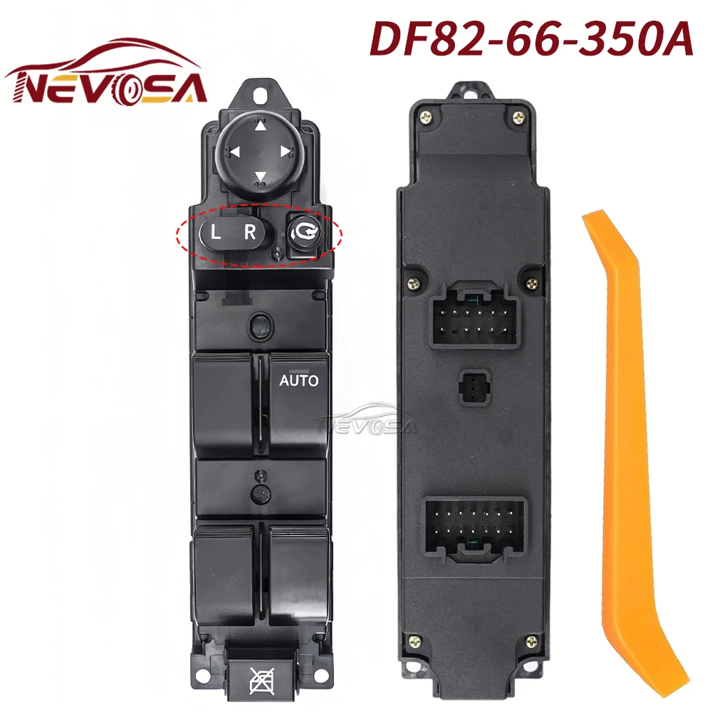 RHD Für Mazda 2 Master Control Fenster Schalter Für DE Demio 2008-2014 Mit Elektrische Falte DF82-66-350 D652-66-350A Rechtslenker