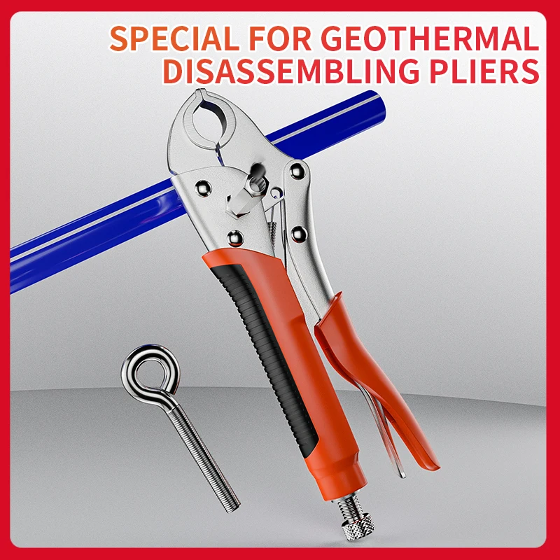 Remove The Tong Water Separator, Remove The Geothermal Pipe, Clean The Heating Special Pliers Wrench Tool
