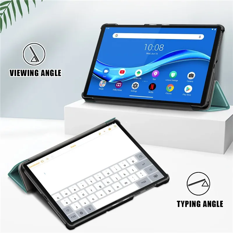 Lenovo Tab M10 HD 10.1 Premium PU Leather Hard Back Case