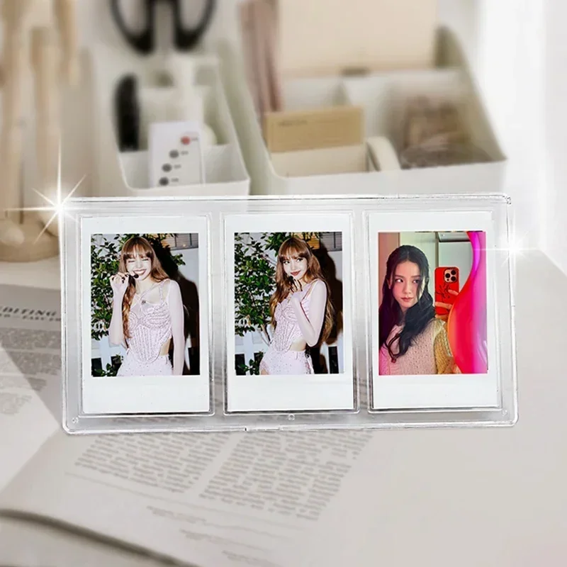 Photo Frame Acrylic Photo Frame Kpop Picture Frame Idol Photocard Stand Photocard Holder Cards Display Stand Picture Collect Table Decor