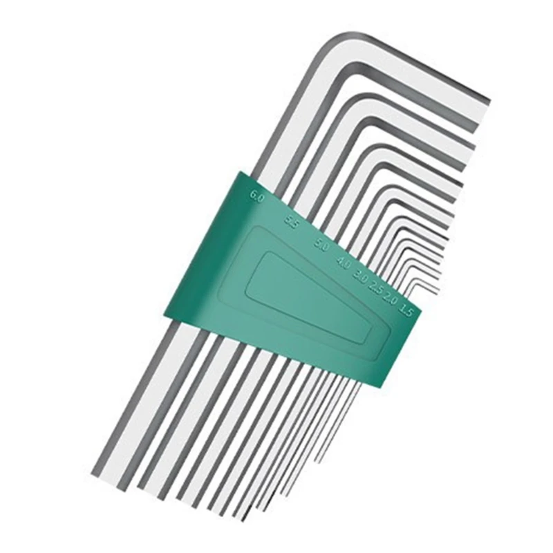 

Шестигранный гаечный ключ 50JC Ручные инструменты Высокопрочный долговечный набор закаленных шестигранных ключей Отвертка для 8