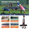VEVOR Portable Pickleball Net System 22FT Full Court Official Regulation Size Pickle Ball Nets Indoor & Outdoor with Court Line 6