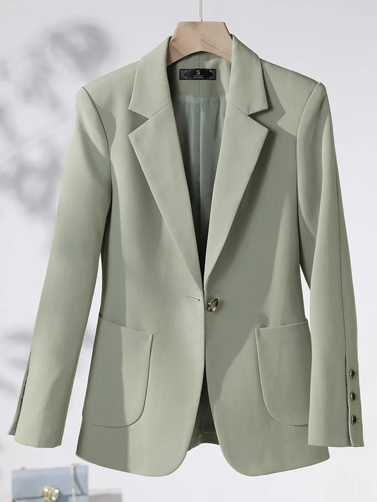 Fashion Professional Women's autumn and winter new long-sleeved suit unique temperament to make you unique