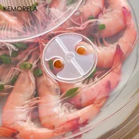 Couvercle de protection pour micro-ondes et réfrigérateur, anti-éclaboussures, hermétique, résistant au froid et à la chaleur, ustensile de cuisine 4