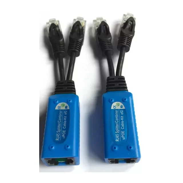 RJ45 splitter combiner uPOE cable kit POE Adapter Cable Connectors