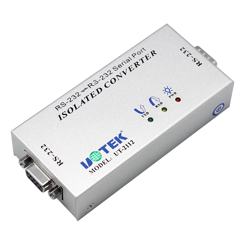 Uotek Industrial Grau Rs232 Bits de Sinal Completo Isolado Conversor Rs232 Adaptador Ut-2112 Conector Isolamento
