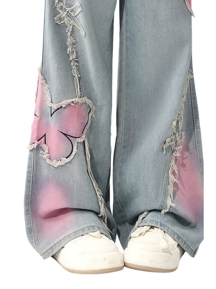 Women Harajuku Baggy Jean Trashy Y2k Japanese Streetwear