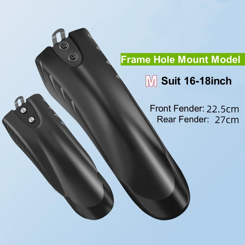 12/14/16/18 Inch 1 Pair Kid Bicycle Fender Thickened Student Bike Mudguards