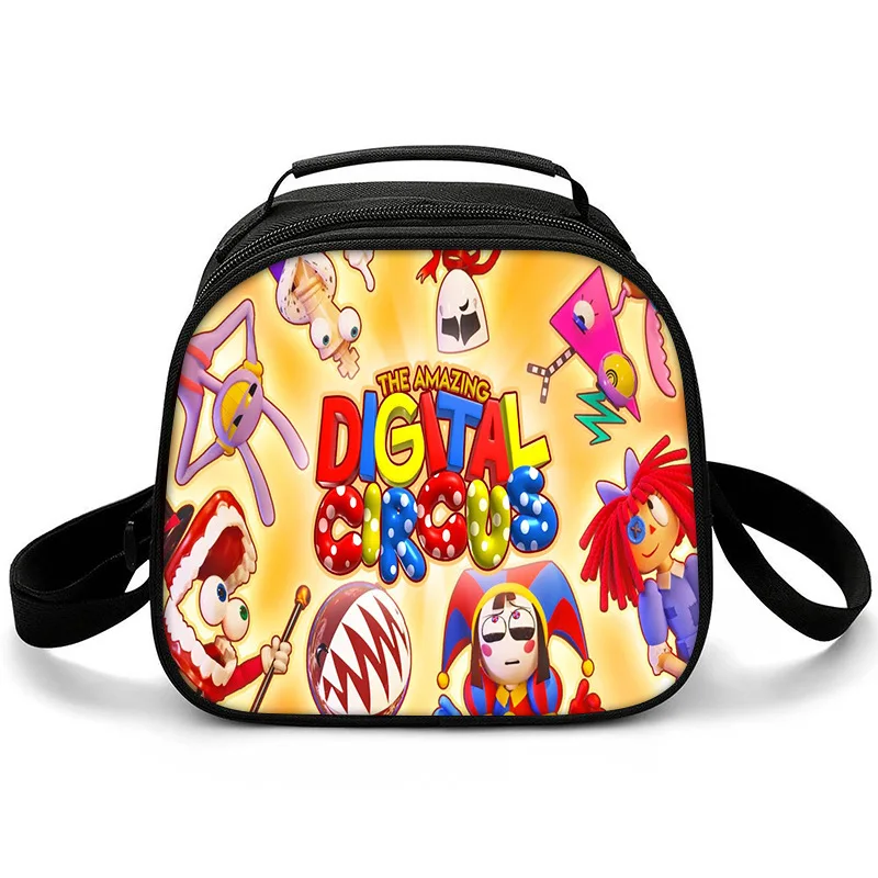

Magic Numbers Circus Lunch Bag Student Ice Bag Cool THE AMAZING DIGITAL CIRCUS Lunch Box Bag The Best Gift for Baby
