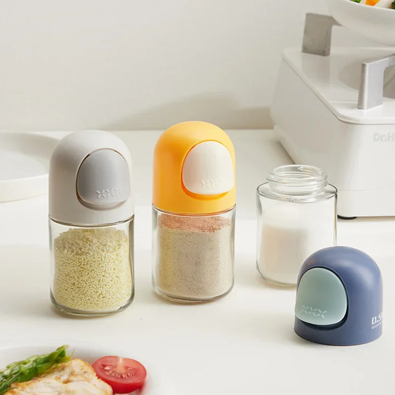 Salt Dispenser 0.5G Metering Sugar Shaker Jar Spice Organizer Salt Tank Sugar Bottle Kitchen Organizer and Storage Container
