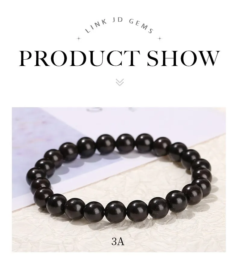 Jd natürliche Holz perlen Armband schwarz Sandelholz Buddha Armband für Frauen Männer Wenge Holz Gebet Vintage Armreifen Yoga Schmuck – Detail 3