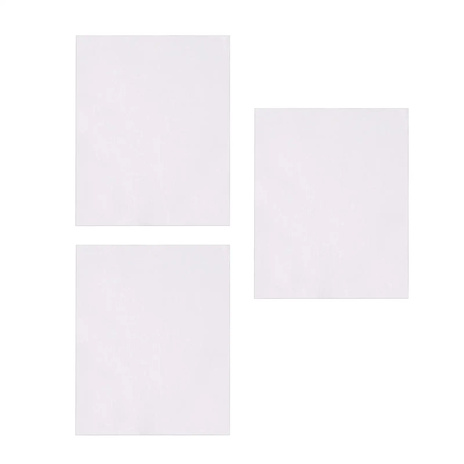 3x Canvas Panels Acrylic Oil Painting Canvas Art Boards Artist Boards Cotton Artist Blank for Painter Oil Painting