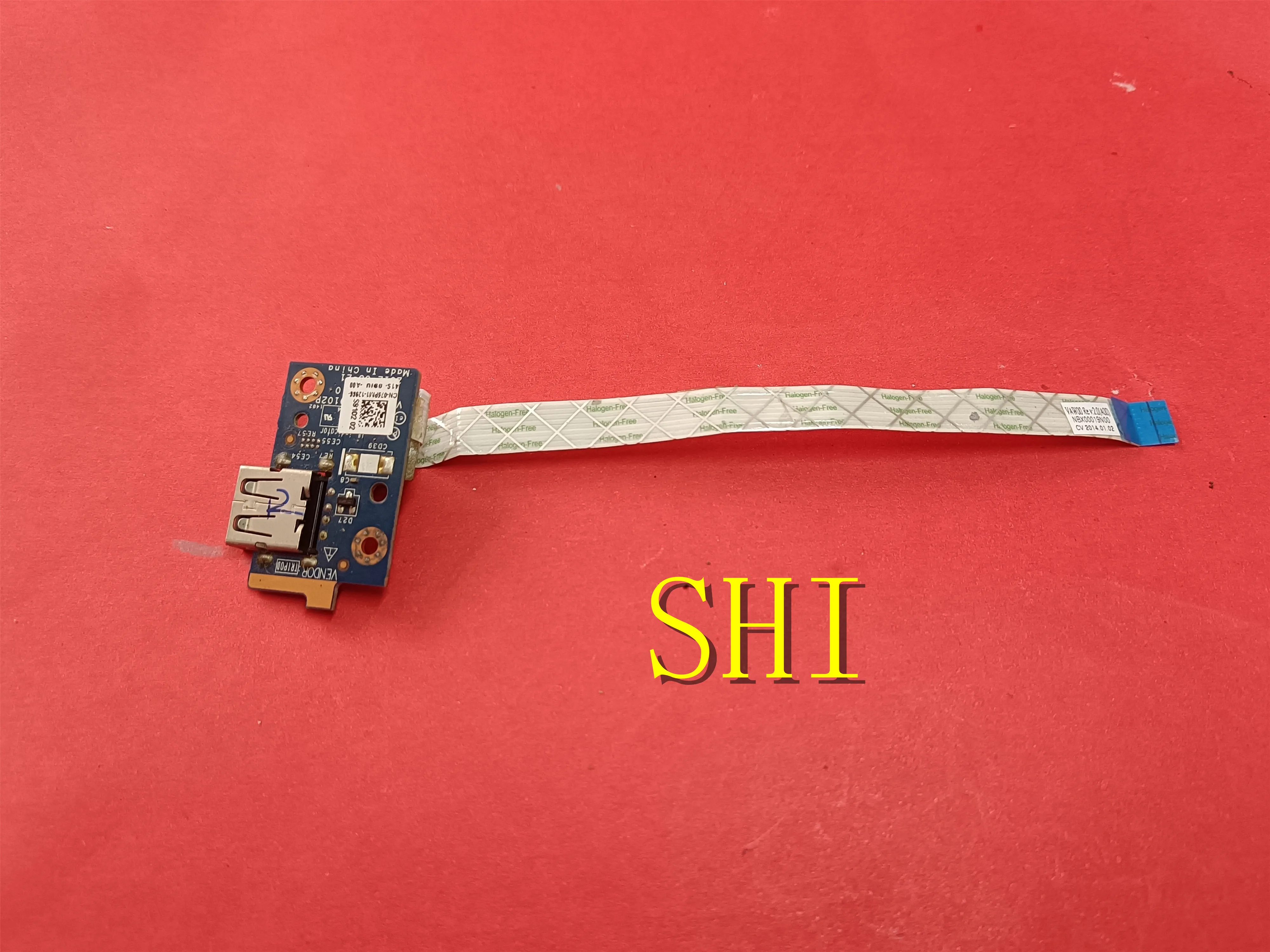 FOR Dell 15-3521 15 3521 3537 USB Port Board & Cable LS-9102P 075PM1 шлейф матрицы для ноутбука dell 15 3537 5537 3521 5521 touch