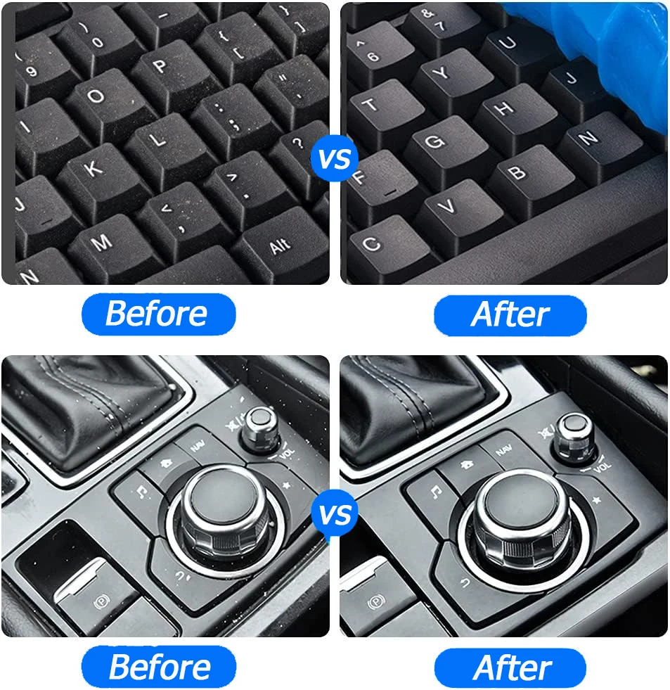 Car Cleaning Gel for Car Board Crevice Computer Keyboards Speakers