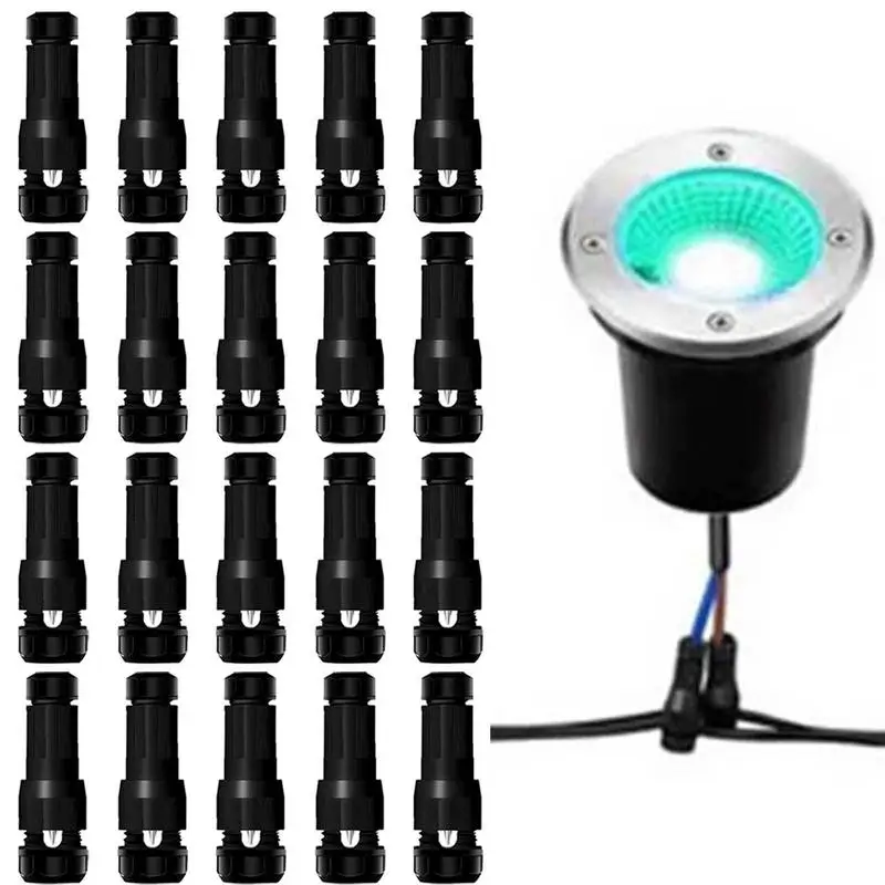 

20/40PCS Landscape Lights Wire Connector Garden Lighting Fast Wire Connector Lamp Waterproof Lighting LED Light Path Spotlights