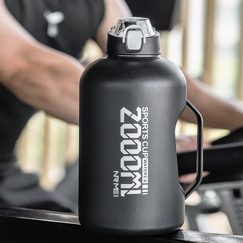 QLUR Borraccia Motivazionale 1L Con Cannuccia - Senza BPA, Indicatore Orario Per Bere - Foto 12