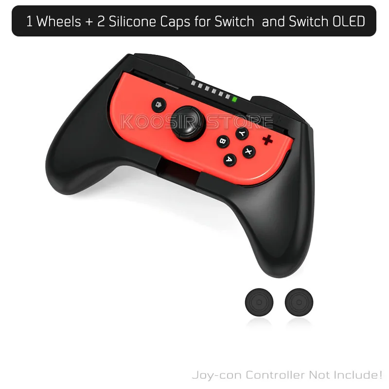 2 Pcs Nintendos Nintend Switch Joy Con Controller Racing Steering