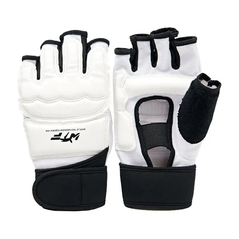 

Taekwondo protection Karate Training Taekwondo Half Finger Handguard Gloves Match Protective Gear WTF Kickboxing Equipment