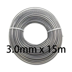Durable Square Nylon Trimmer Line (3.0mm x 15m-1pc)