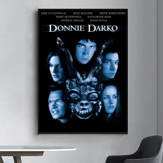 Poster Fatto A Mano Donnie Darko - Opera D'Arte Firmata 23x32.5 Cm | Decorazione Moderna - Foto 2