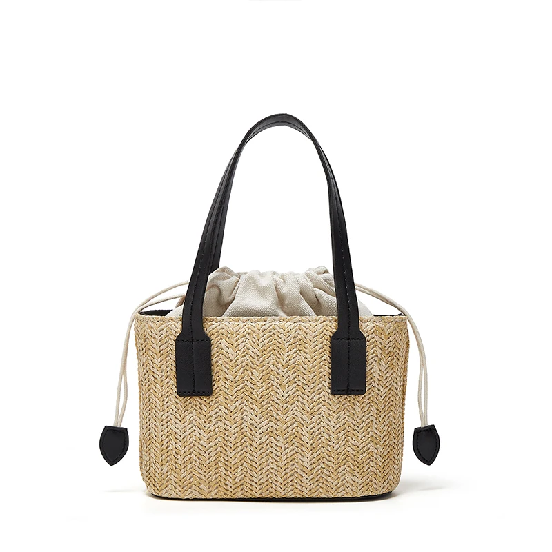 Neue Modische Farbblock Vielseitige Leichte Urlaubsstil Handtasche Umhängetasche Schultertasche