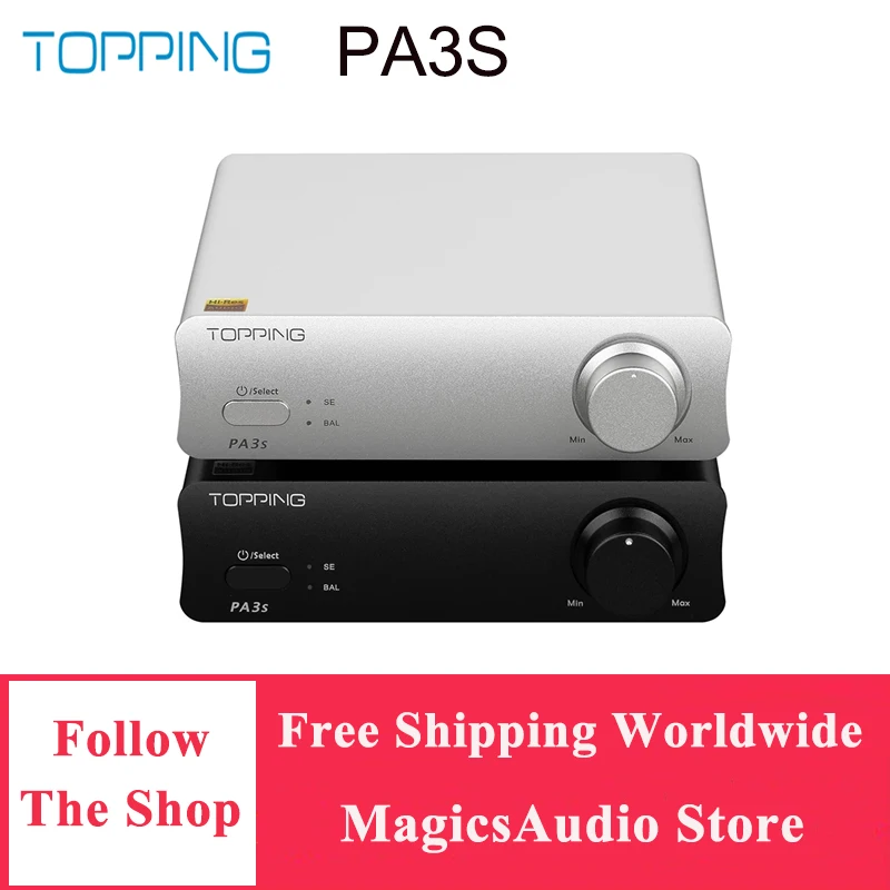 Усилитель мощности TOPPING PA3S 80 Вт * 2 65 2xMA12070 полностью сбалансированный усилитель
