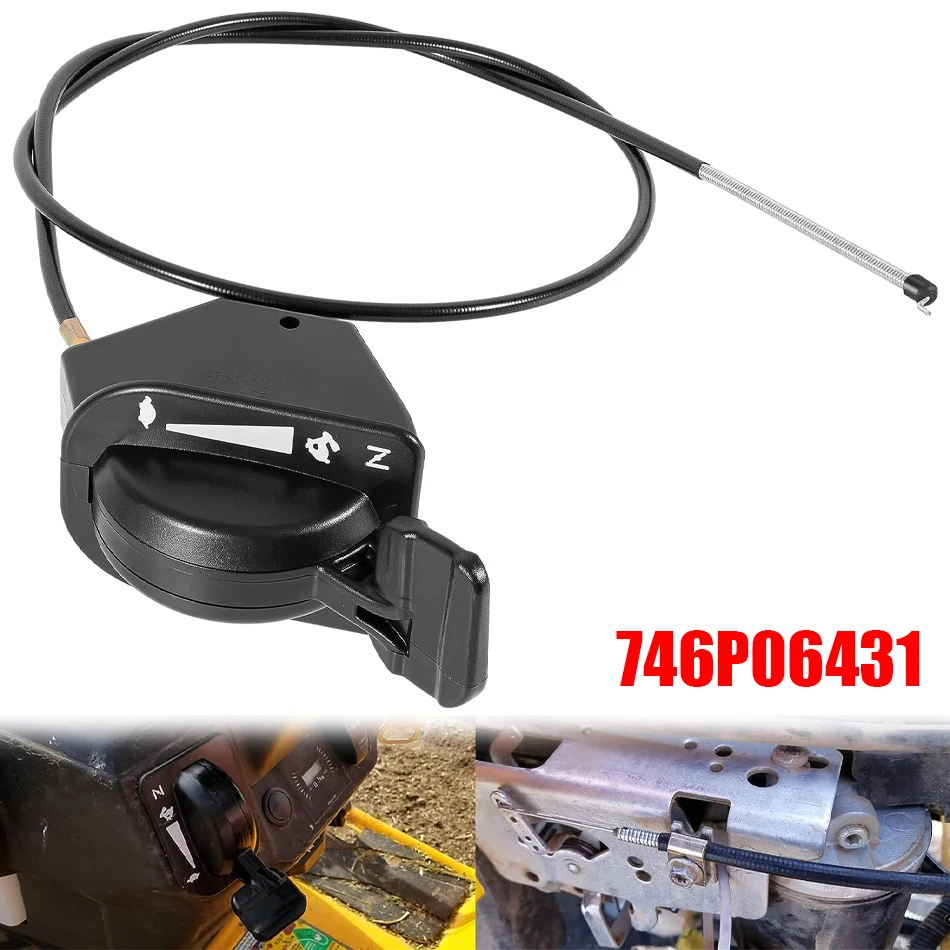 Tml 746 P06431 Sostituzione Cavo Acceleratore/Strozzatore Per Cub Cadet Enduro Lawn Mover Trattore Modello Xt1 Xt2 Slx54 Gx54 Gx50 St54