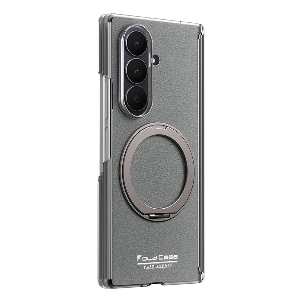 Dual-Axis Shockproof Case with Rotatable Ring Kickstand
