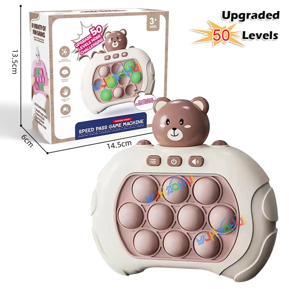 Jogo portátil com luzes e sons para crianças, brinquedos de fidget  sensorial, presentes de aniversário para meninas, 6, 7, 8, 9 anos de idade,  6-12 - AliExpress