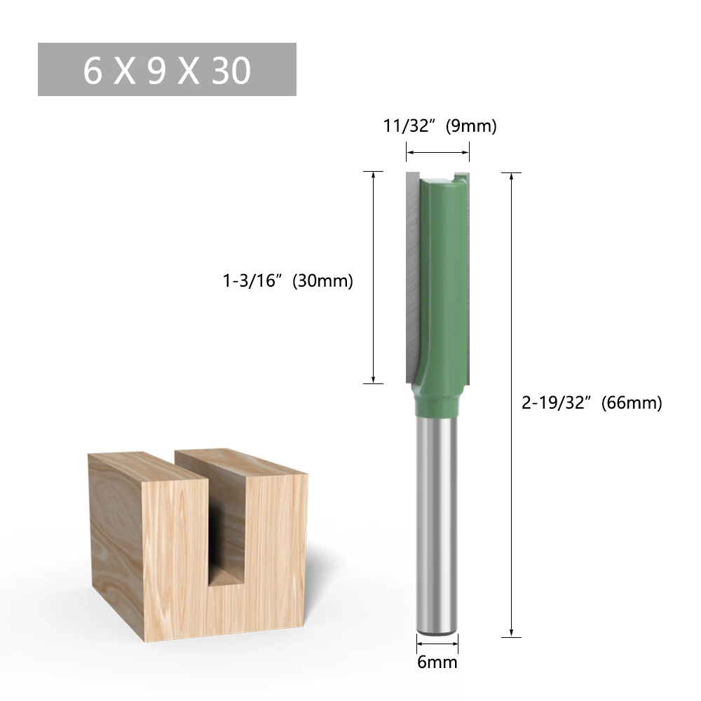 LAVIE 1pc 6mm Schaft Gerade Bit Einzigen Doppel Flöte Router Bit Holz Fräser Für Holz Werkzeug MC06020 – Detail 17