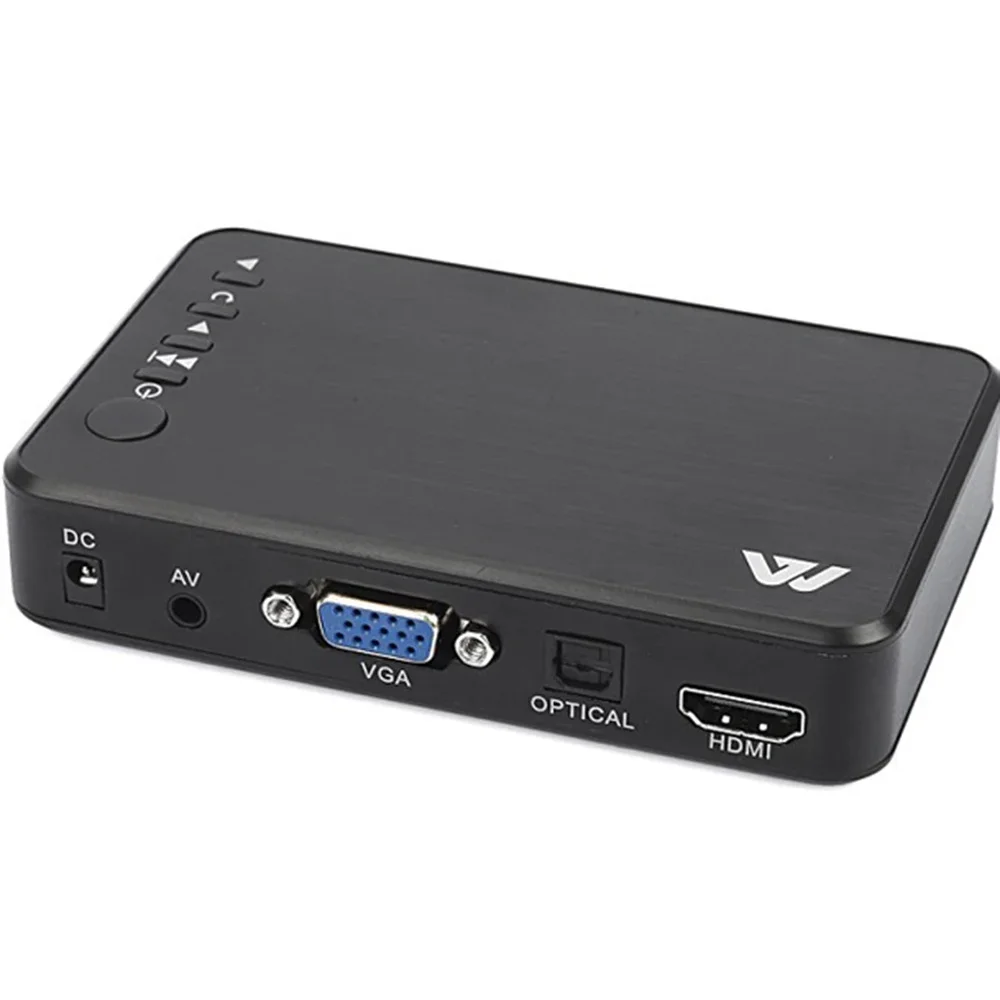 HDD Media Player USB External Support MKV H.264 RMVB WMV VGA SD 1080P For Car HDDK6 media player